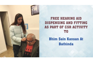 Free Hearing Aid Dispensing to Bheem Sain Kansal – Corporate Social Responsibility