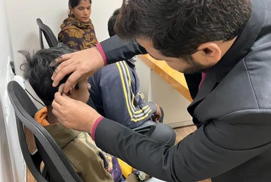 Free Hearing Aid Dispensing to Rajesh Kumar